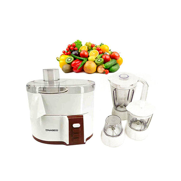 NASCO EXTRACTEUR DE JUS 0.6 LIT - 400W - JE3001A-GS main image 1