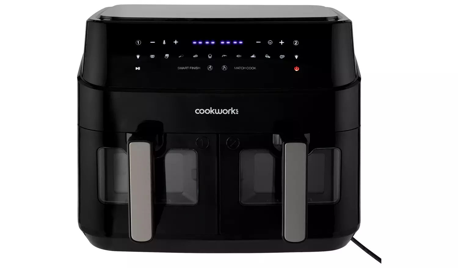 Cookworks Dual Basket Digital Air Fryer