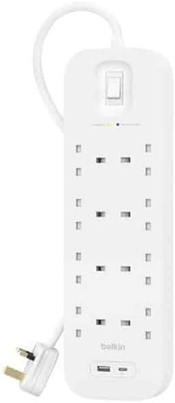 Belkin 8-Outlet Surge Protector Power Strip