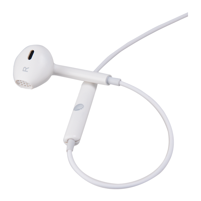 AT&T Wired Earbuds Lightning Connector