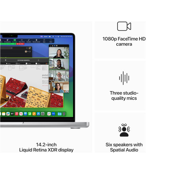Apple 2023 MacBook pro laptop M3 14.2 inch, 8GB unified memory, 512GB SSD storage