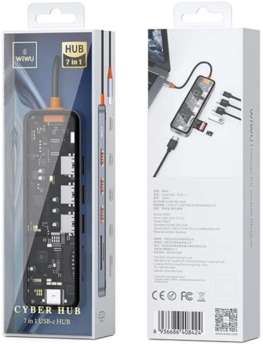 Wiwu Cyber Hub 7-in-1 USB-C Hub