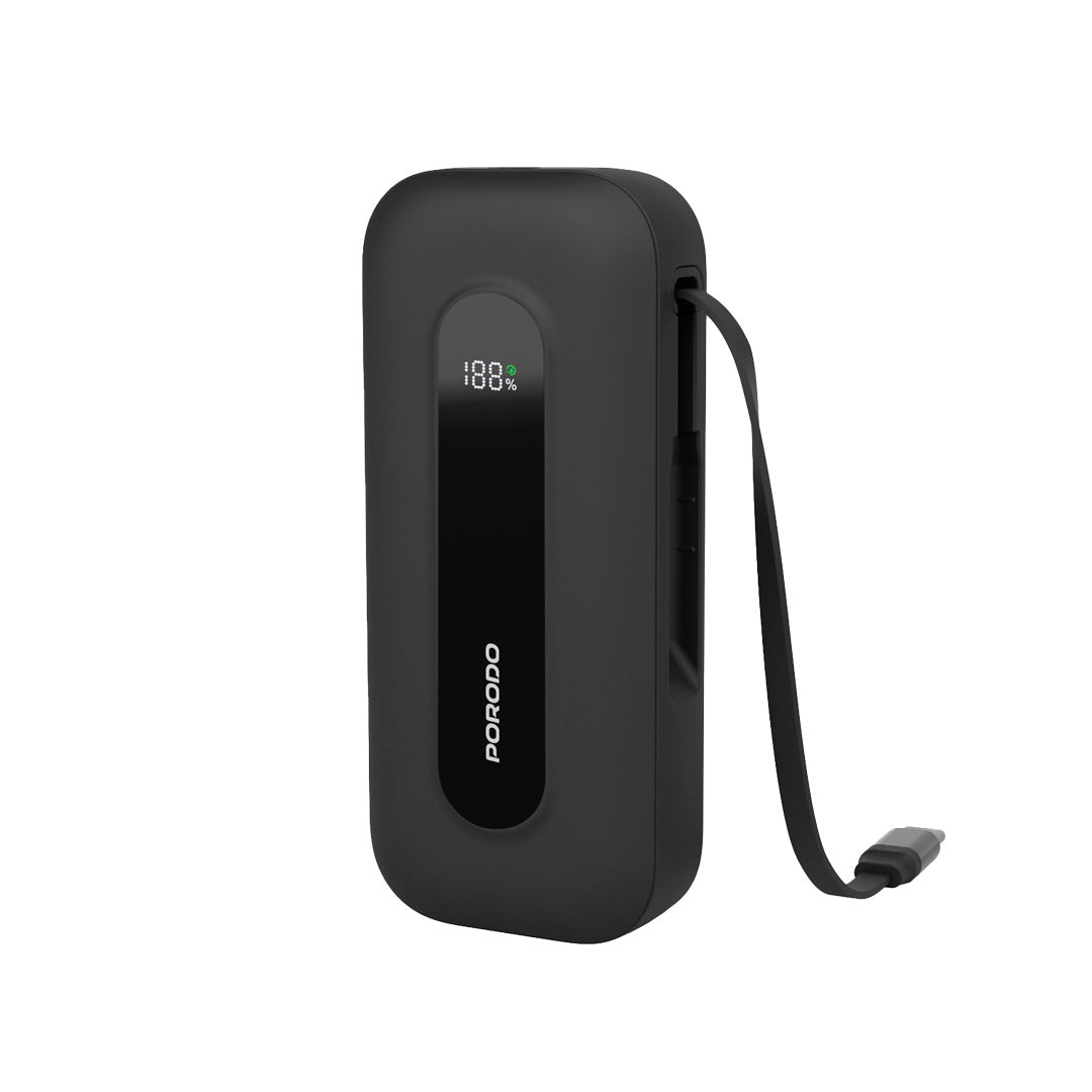 Porado PB060 10000mAh Power Bank 58cm Retractable Type-C
