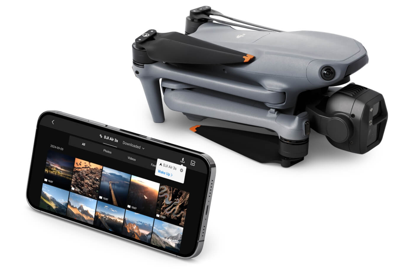 DJI Air 3S - Dual-Camera Drone for Travel Photography