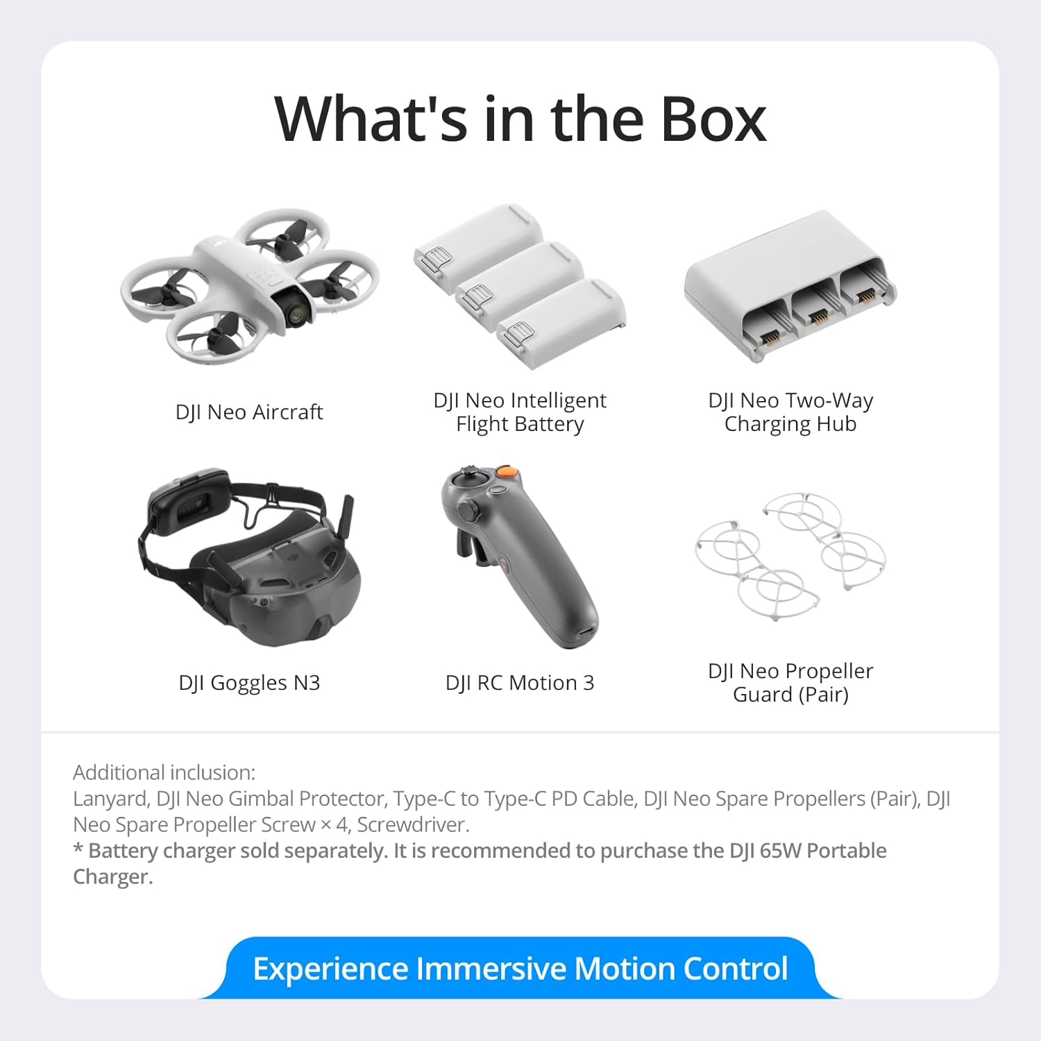 DJI Neo Motion -Mini Drone with Camera 4K Professional