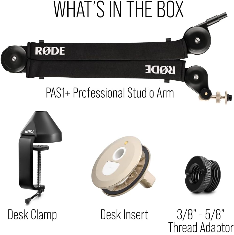 RØDE PSA1+ Professional Studio Arm with Spring Damping and Cable Management.