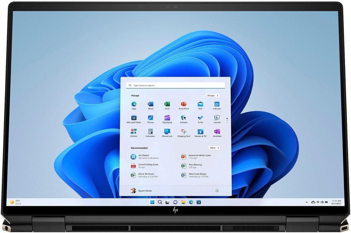 HP Spectre x 360 2-in-1 Laptop 16-aa0023dx - 32GB RAM, 1TB.