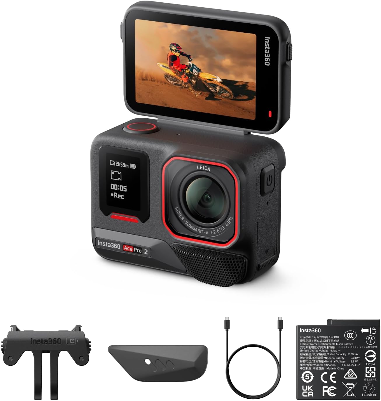 INSTA360 ACEPRO 2 8K AI POWERED ACTION CAMERA