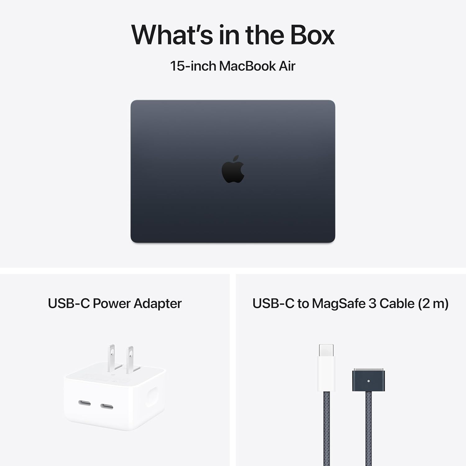 Apple 2025 MacBook Air 15-inch Laptop with M4 chip: Built for Apple Intelligence, 15.3-inch Liquid Retina Display, 16GB Unified Memory, 256GB SSD.