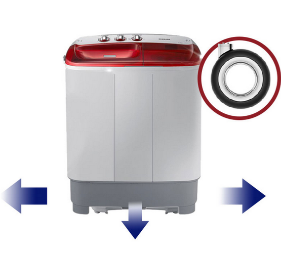 SAMSUNG 12KG TWIN TOP SEMI AUTO WASHER WASHING MACHINE WT12J4200MR w