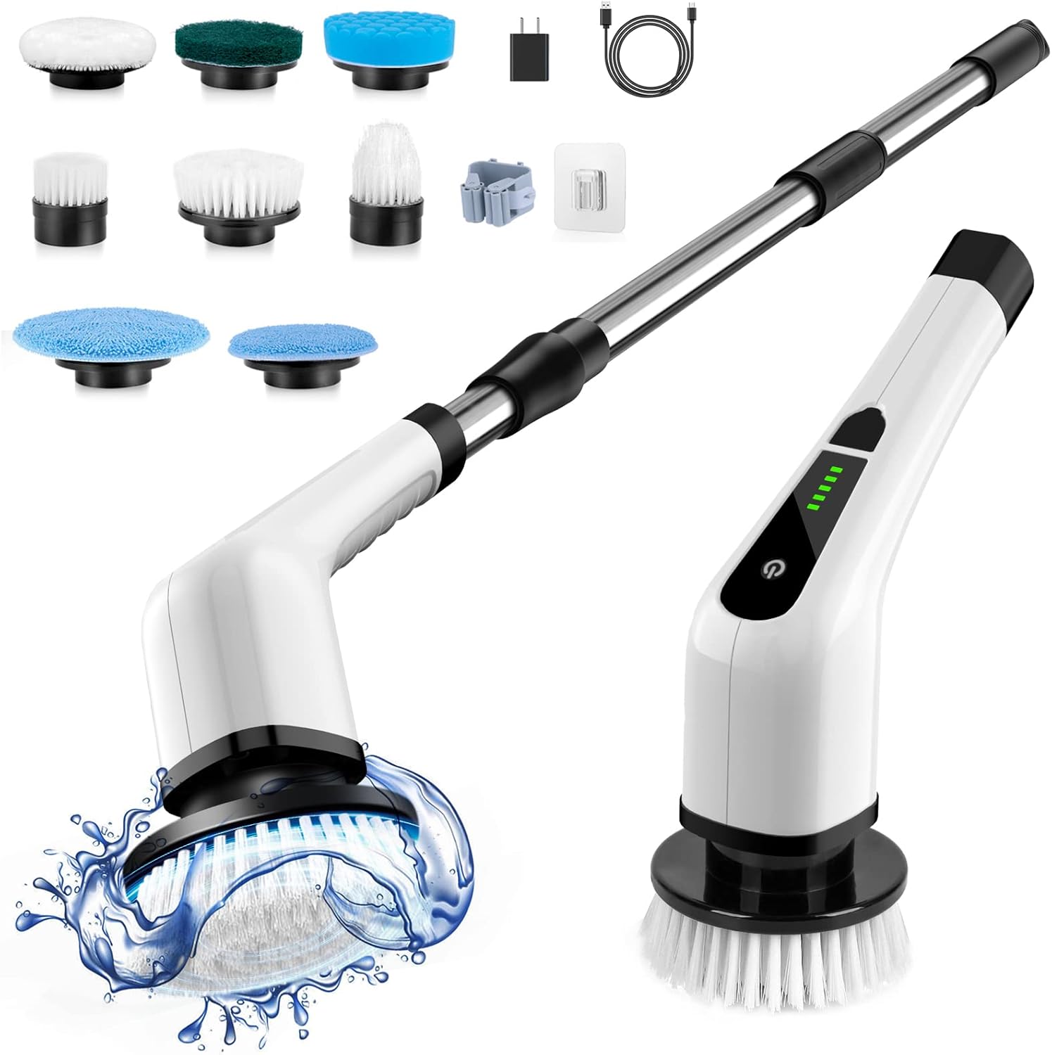9-in-1 Multifunctional Electric Cleaning Brush
