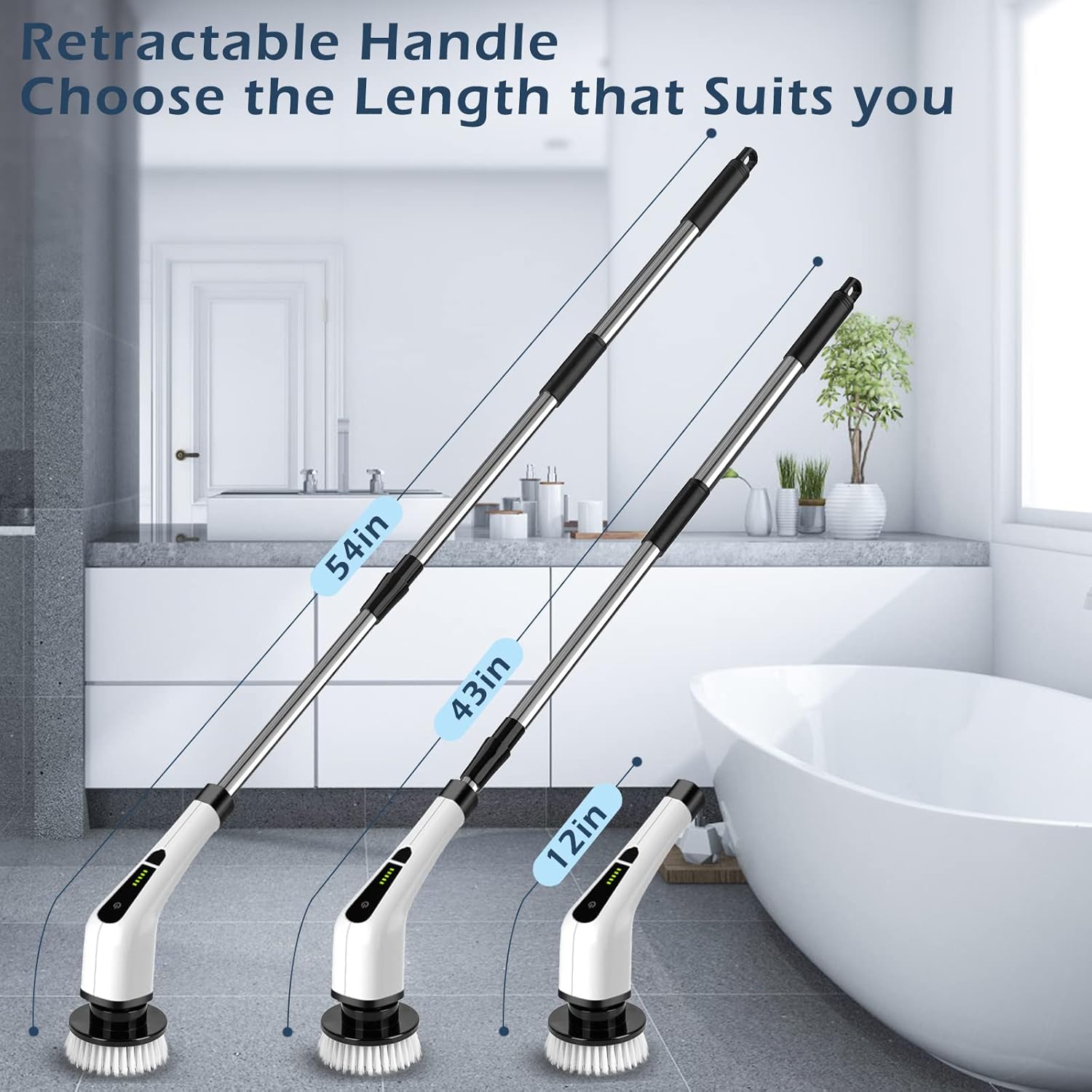 9-in-1 Multifunctional Electric Cleaning Brush
