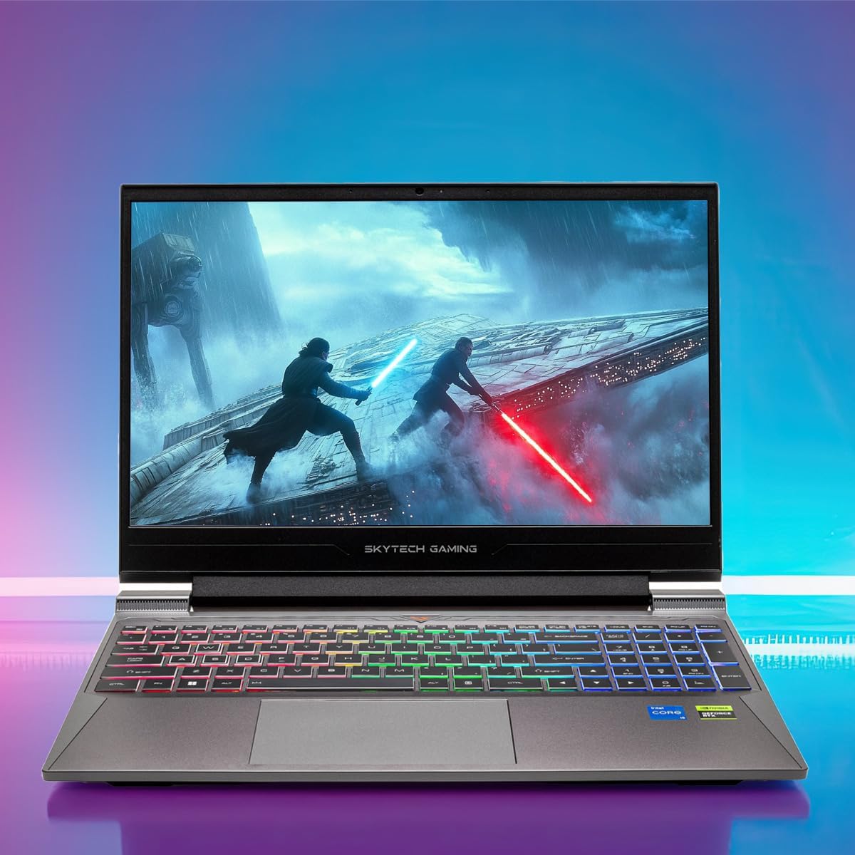 Skytech Gaming Ares Gaming Laptop, Intel Core i5-13420H(4.6GHz Turbo Boost), NVIDIA GeForce RTX 4050, 15.6” FHD 144Hz Display, 16GB DDR4, 1TB PCIe SSD