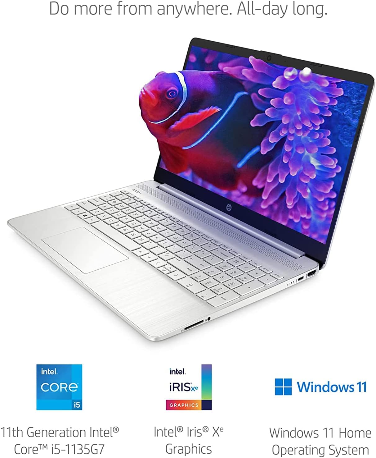 HP Laptop 15-FD0311TU Intel core i5 512GB SSD  8GB RAM, 15.6'' FHD LED Display
