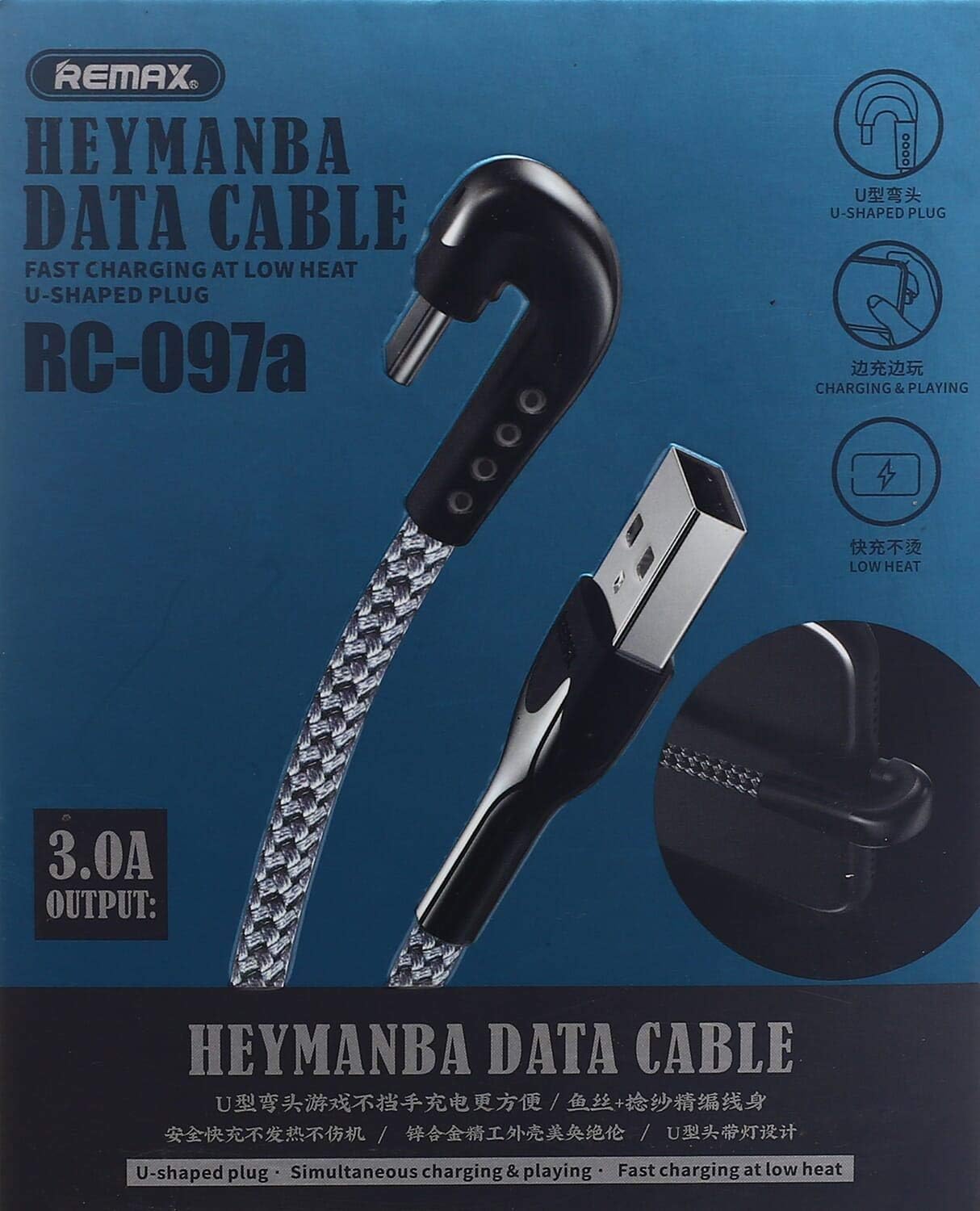 Remax RC-097A Data Cable Type C Heymanba 3A