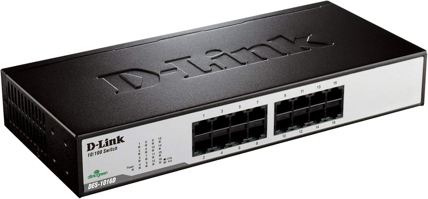 D-Link 16-Port 10/100 Desktop Switch