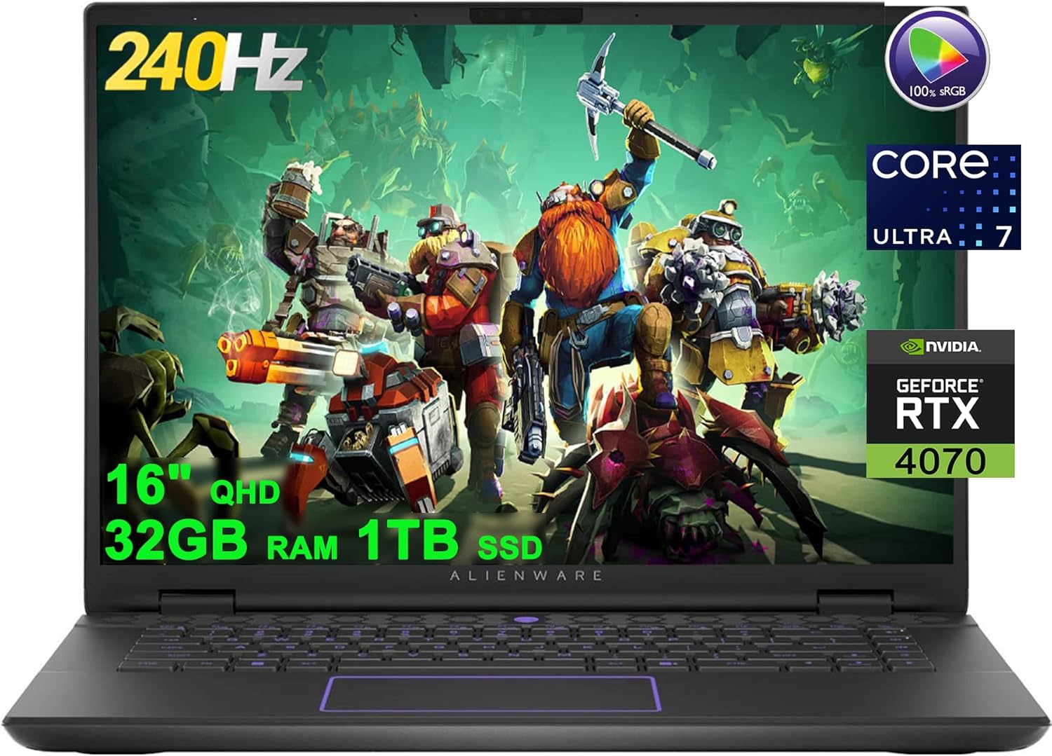 Alienware M16 Gaming Notebook Model R2 32GB RAM 1TB SSD