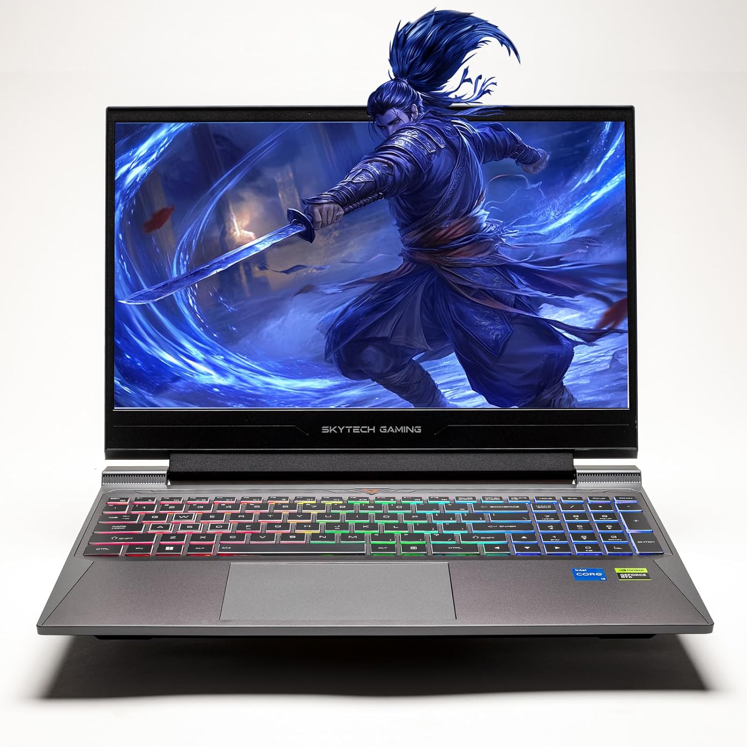 Skytech Gaming Ares Gaming Laptop, Intel Core i5-13420H(4.6GHz Turbo Boost), NVIDIA GeForce RTX 4050, 15.6” FHD 144Hz Display, 16GB DDR4, 1TB PCIe SSD
