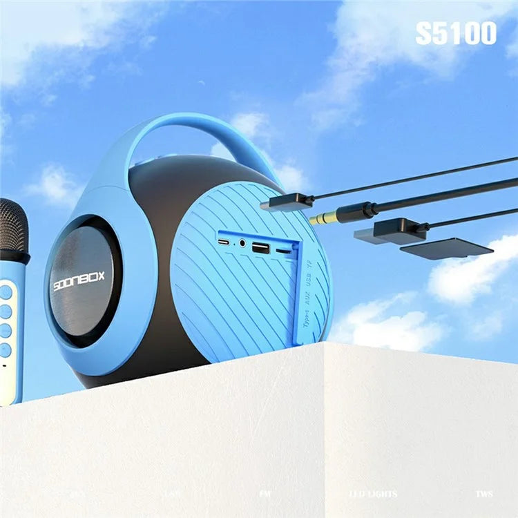SoonBox S5100 Portable Karaoke Bluetooth-compatible Wireless Speaker