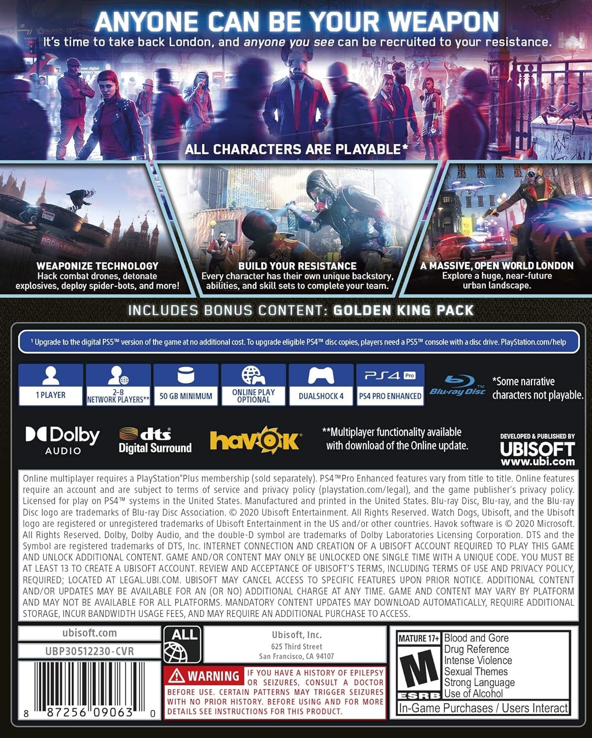 Watch Dogs Legion - PlayStation 4 Standard Edition