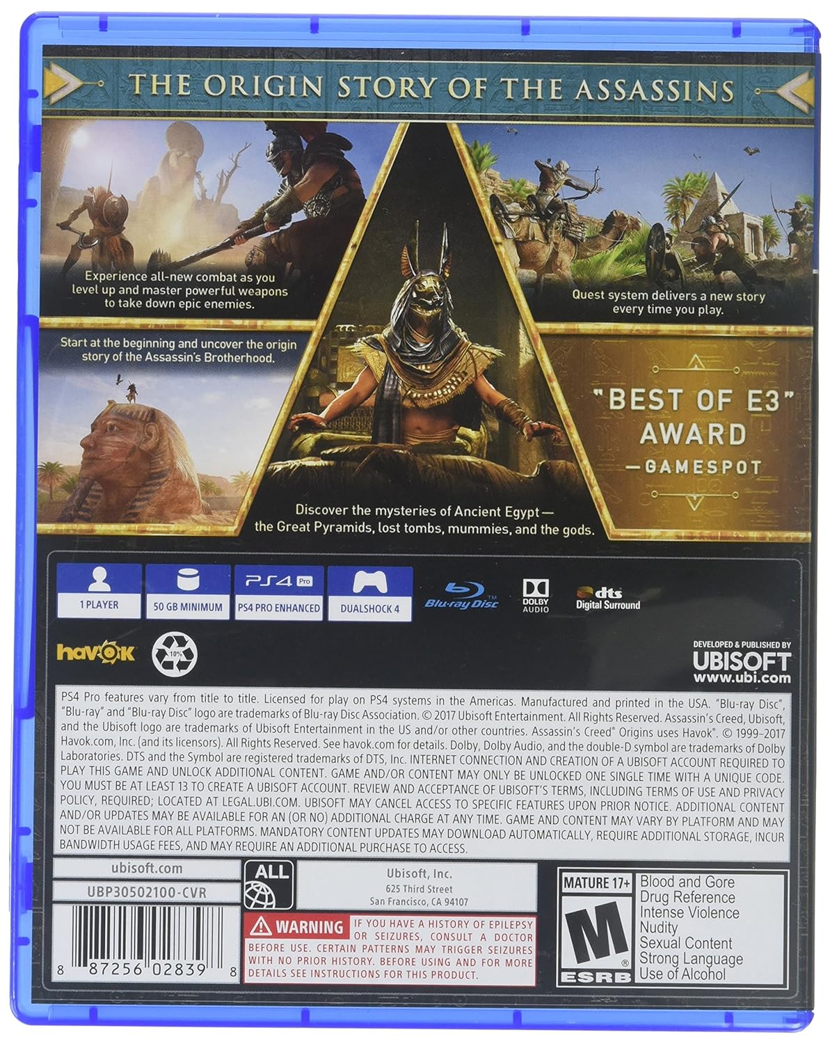Assassin's Creed Origins - PlayStation 4