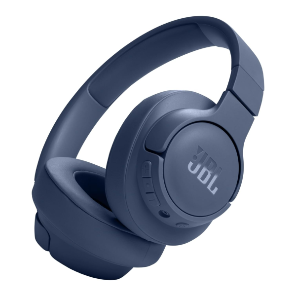 JBL Tune 720BT - Wireless Over-Ear Headphones Pure Bass Sound, Bluetooth 5.3, Up to 76H Battery Life and Speed Charge, Lightweight, Comfortable and Foldable Design (Blue)