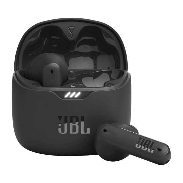 JBL Tune Flex - True Wireless Noise Cancelling Earbuds (Black), Small