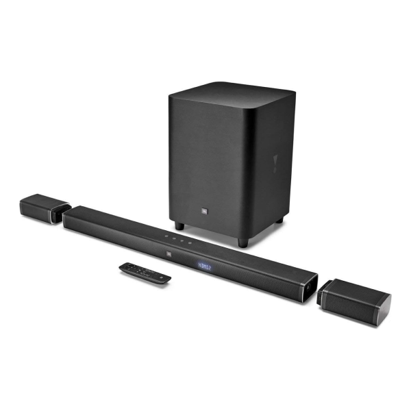JBL Bar 5.1 4K Ultra HD 5.1-Channel Sound bar with True Wireless Surround Speakers