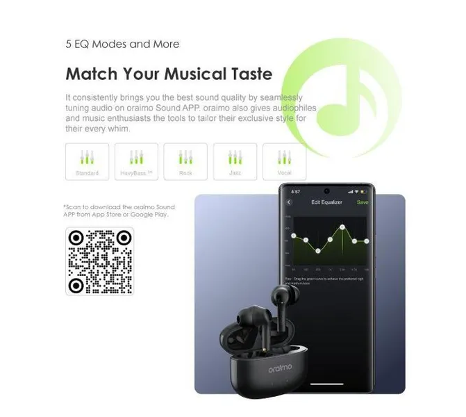 Oraimo FreePods 3C ENC True Wireless Earbuds