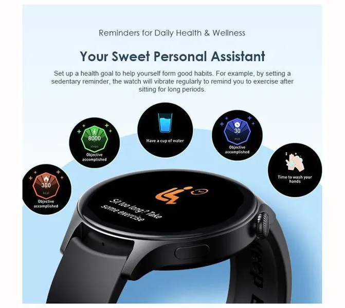 Oraimo Watch ER 1.43'' AMOLED IP68 Smart Watch
