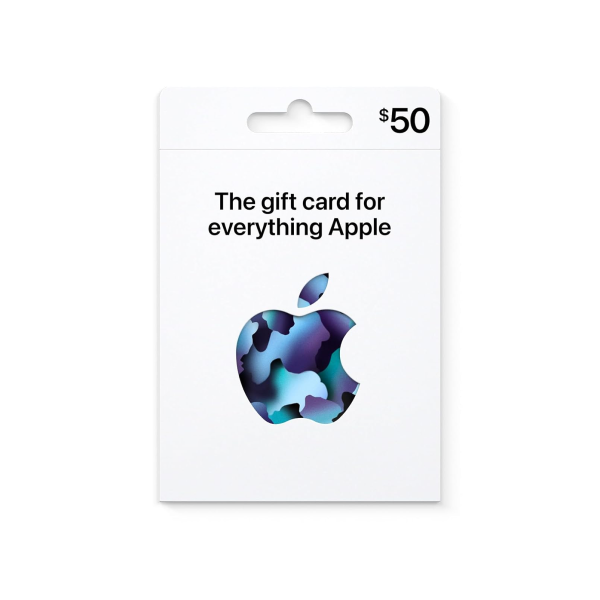 50$ Apple Gift Card - App Store, iTunes, iPhone, iPad, Air Pods, MacBook, accessories and more