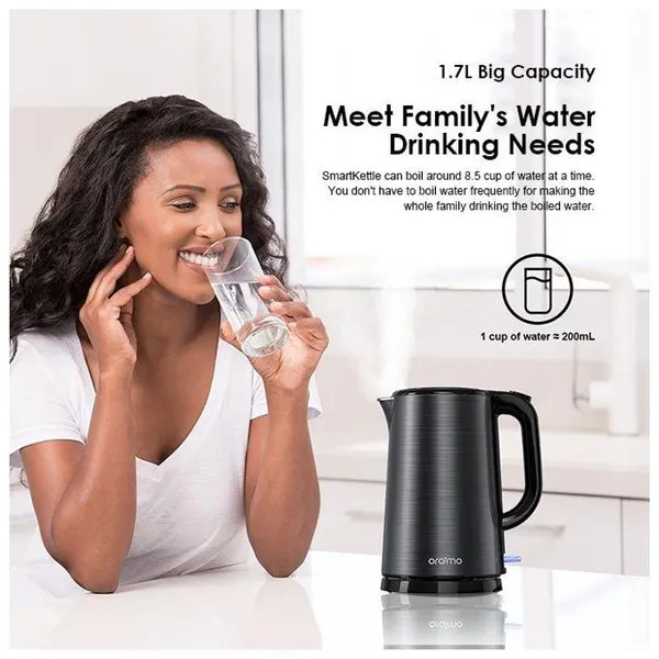 Oraimo Smart Kettle 1.7L Full Metal Liner Kettle