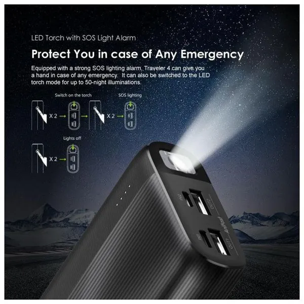 Oraimo Traveler 4 20000mAh 10.5W Power Bank