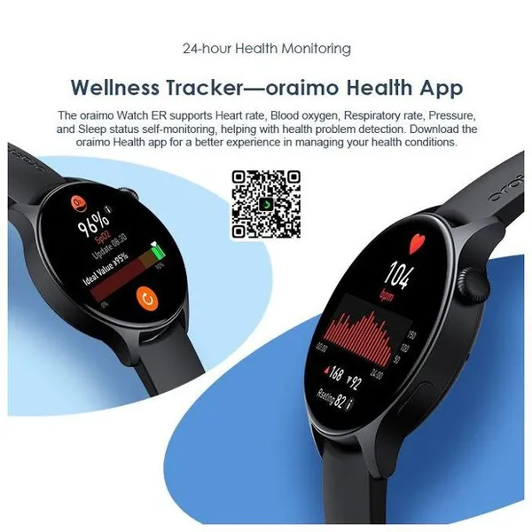 Oraimo Watch ER 1.43'' AMOLED IP68 Smart Watch