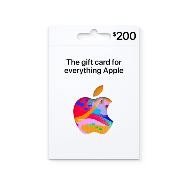 200$ Apple Gift Card - App Store, iTunes, iPhone, iPad, Air Pods, MacBook, accessories and more