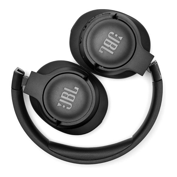JBL Tune 710BT Wireless Over-Ear - Bluetooth Headphones with Microphone, 50H Battery, Hands-Free Calls, Portable (Black), Medium