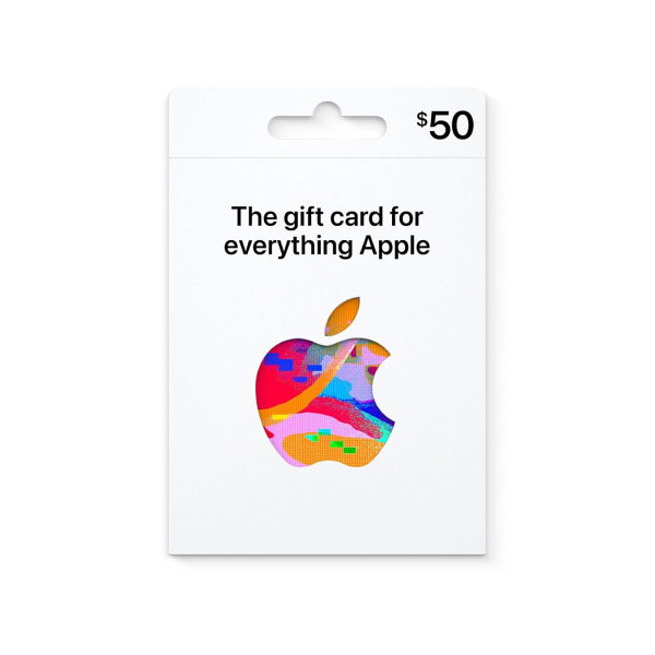 50$ Apple Gift Card - App Store, iTunes, iPhone, iPad, Air Pods, MacBook, accessories and more