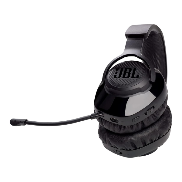 JBL Quantum 350 - Wireless PC Gaming Headset with Detachable Boom mic, Black, Large