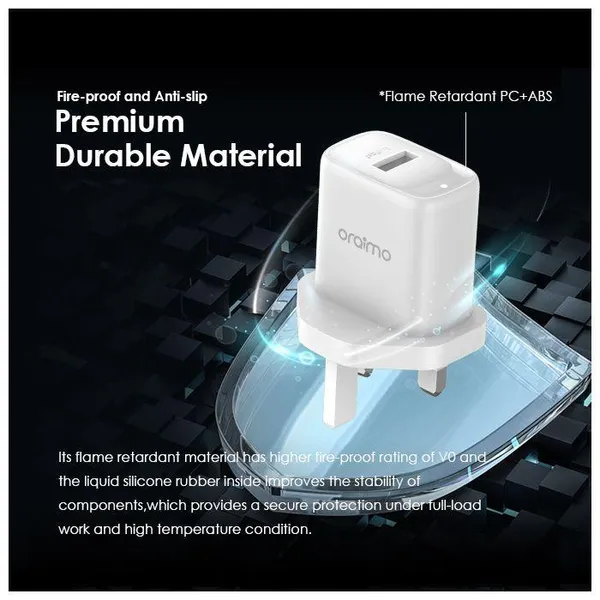 Oraimo Firefly 3 10W Wall Charger Kit
