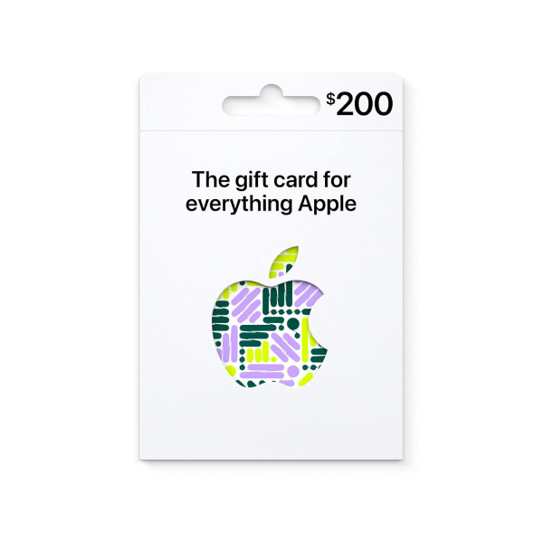 200$ Apple Gift Card - App Store, iTunes, iPhone, iPad, Air Pods, MacBook, accessories and more