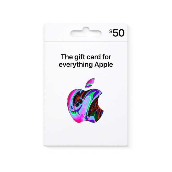 50$ Apple Gift Card - App Store, iTunes, iPhone, iPad, Air Pods, MacBook, accessories and more