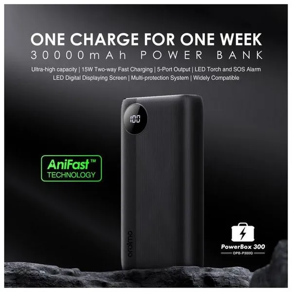 Oraimo PowerBox 300 30000mAh 15W Power Bank