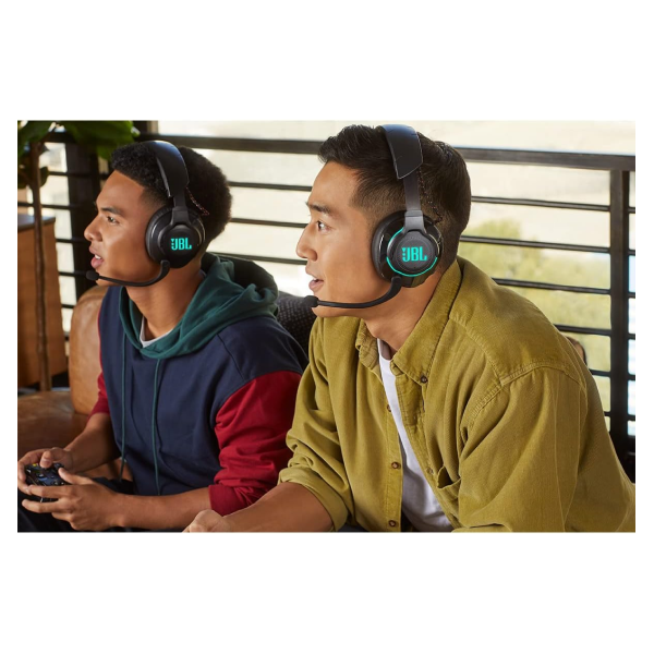 JBL Quantum 810 - Wireless Over-Ear Performance Gaming Headset with Noise Cancelling, Black, Medium