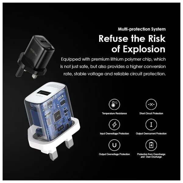 Oraimo Firefly 3 10W Wall Charger Kit