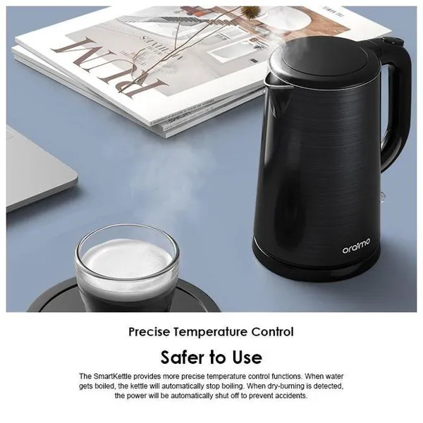 Oraimo Smart Kettle 1.7L Full Metal Liner Kettle
