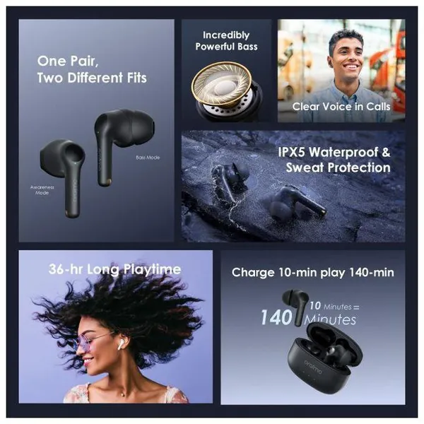 Oraimo FreePods 3C ENC True Wireless Earbuds