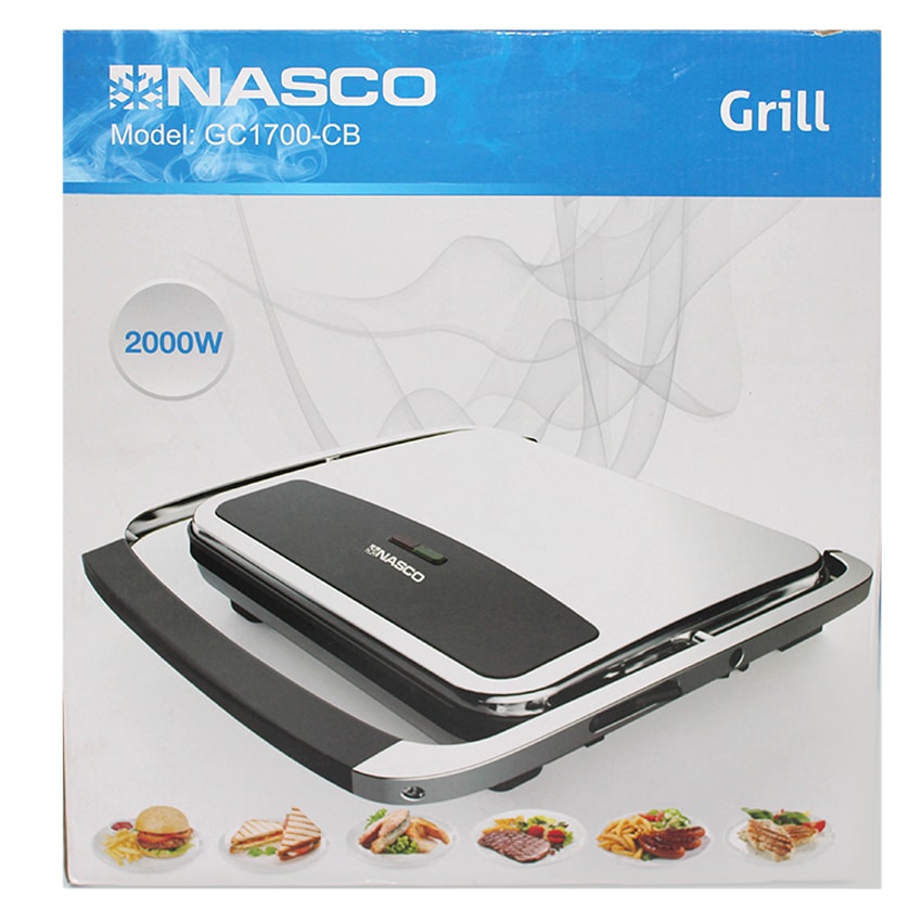 Nasco Sandwich Maker GC1700-CB (2000 WATT)