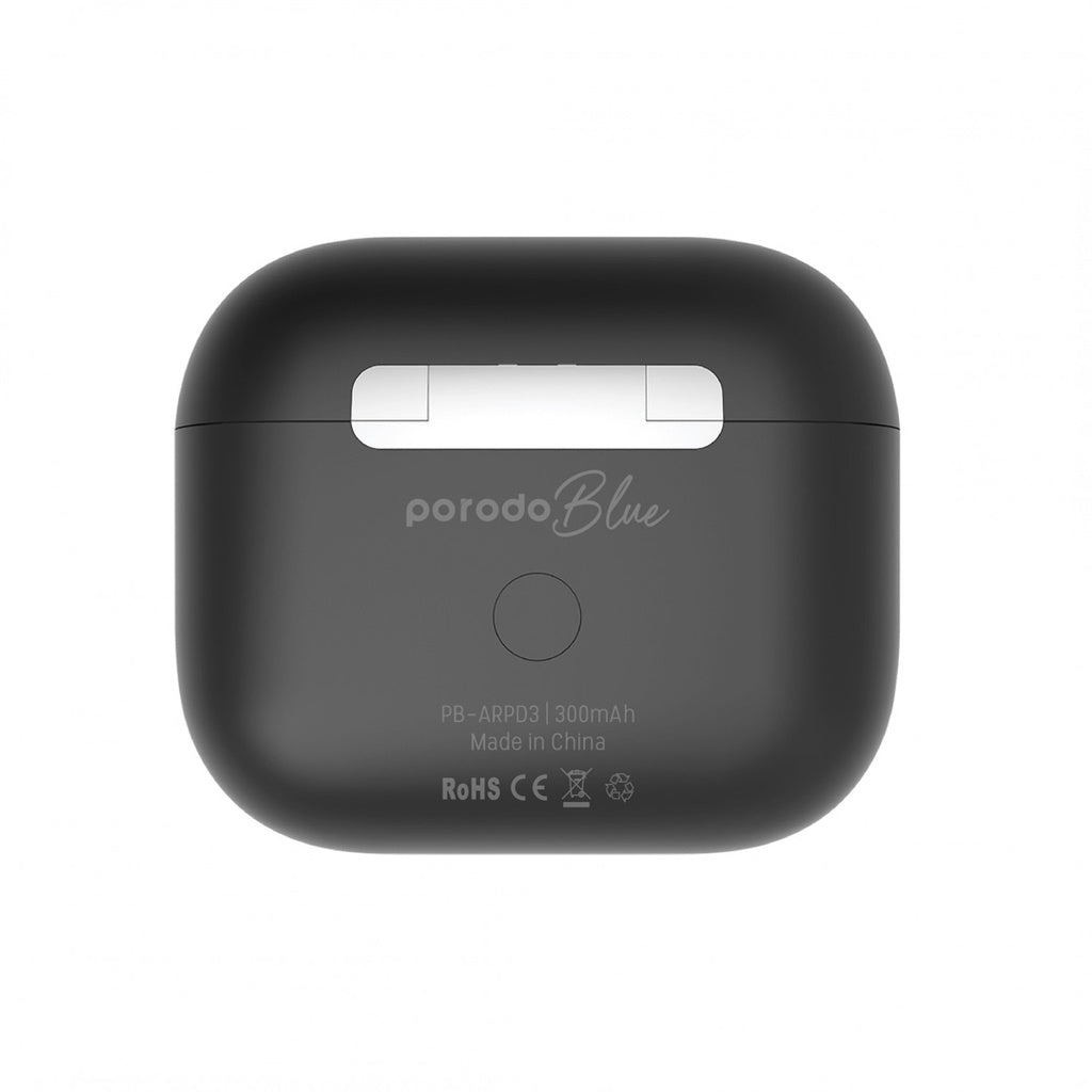 Porodo Blue Wireless Earbuds 3 - Black.