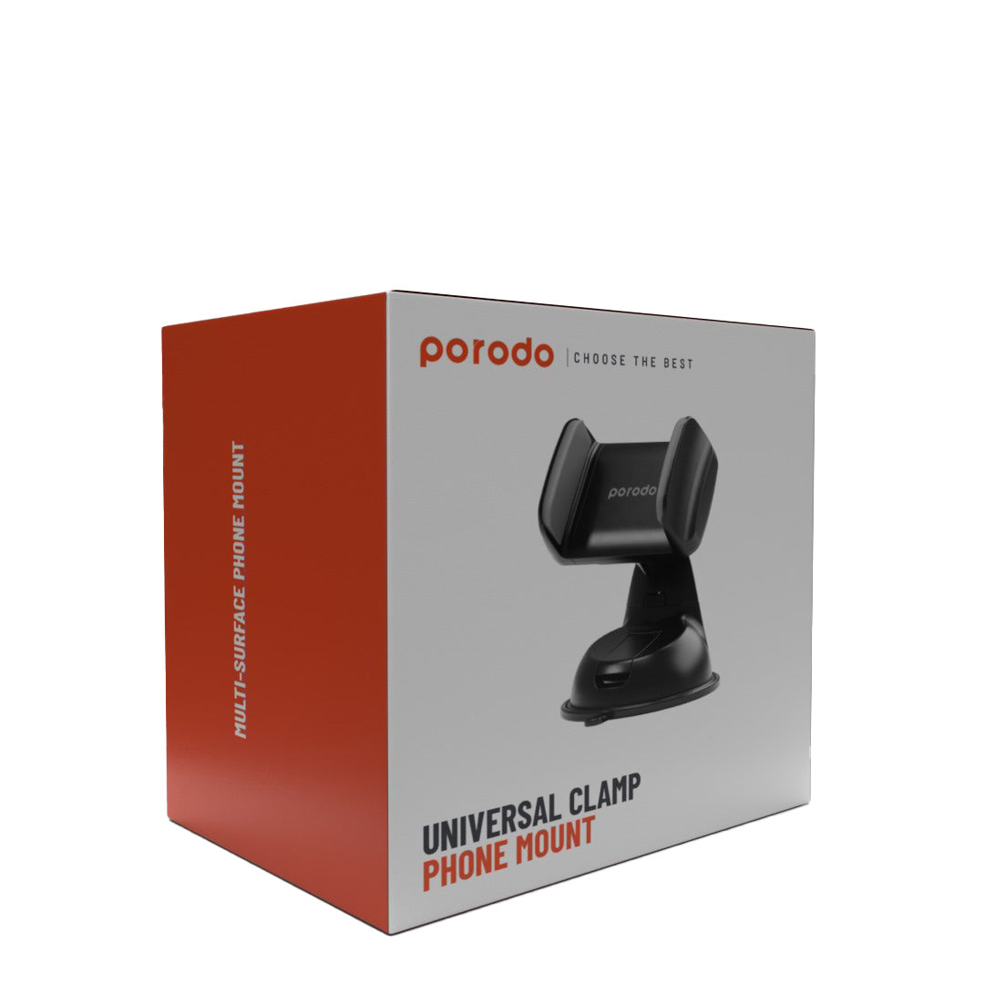 Porodo Universal Clamp Phone Mount