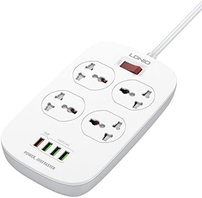 LDNIO Fast  Charging Expert 25000W  4 Power Socket